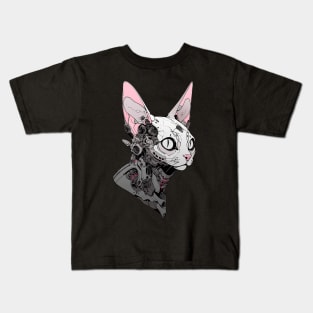 Cyberpunk Cat Kids T-Shirt